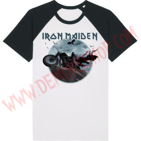 Camiseta Raglan MC Iron Maiden (Blanca)