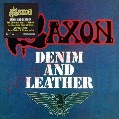 CD Saxon ‎– Denim And Leather