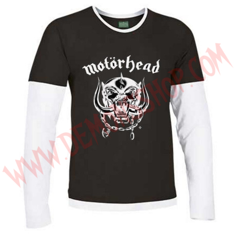 Camiseta ML Motorhead (Negra manga Blanca)