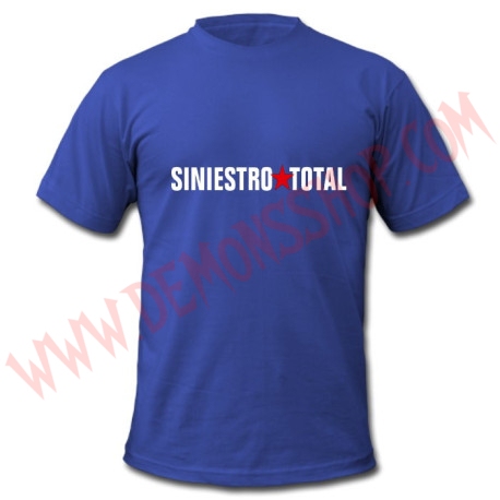 Camiseta MC Siniestro total (Azul)