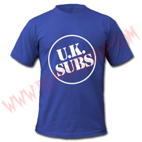 Camiseta MC U.K. Subs (Azul)