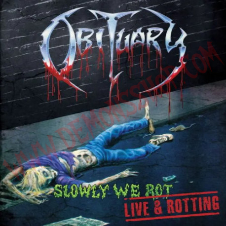 CD Obituary - Slowly We Rot - Live And Rotting