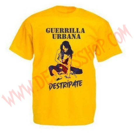 Camiseta MC Guerrilla Urbana (Amarilla)
