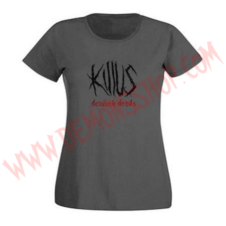 Camiseta Chica MC Killus (Gris)