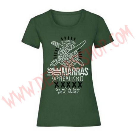 Camiseta Chica MC Los de Marras (Verde)