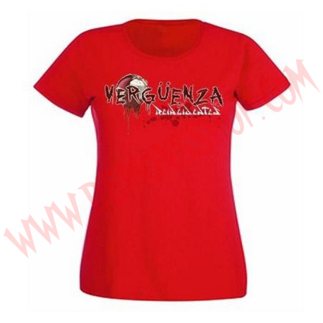 Camiseta Chica MC Reincidentes (Roja)