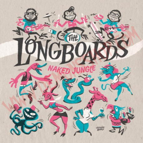 Vinilo LP The Longboards - Naked Jungle