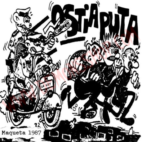 Vinilo LP Ostia Puta ‎– Maqueta 1987