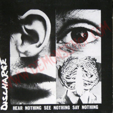 Vinilo LP Discharge ‎– Hear Nothing See Nothing Say Nothing