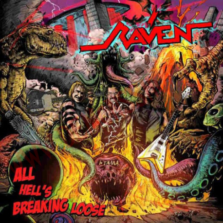 CD Raven - All Hell'S Breaking Lose