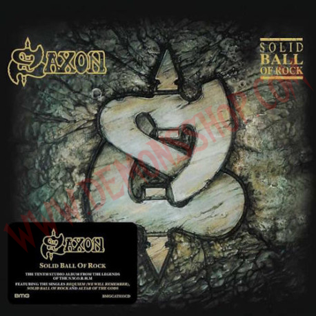 CD Saxon ‎– Solid Ball Of Rock