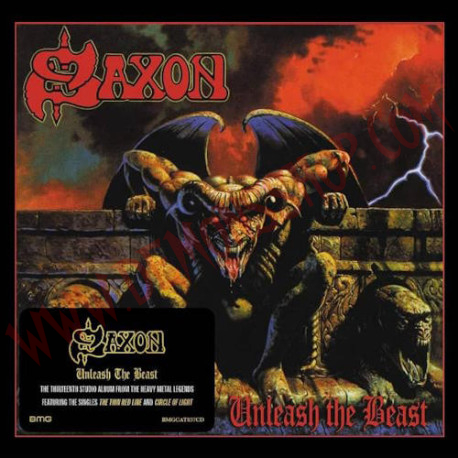 CD Saxon ‎– Unleash The Beast