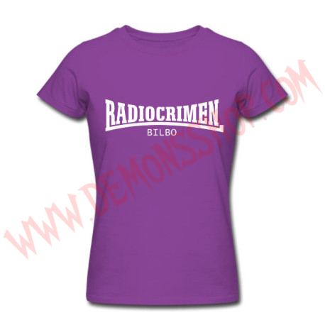Camiseta Chica MC Radiocrimen