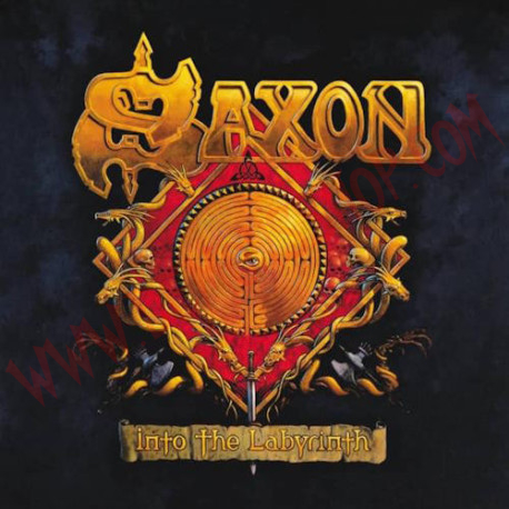 CD Saxon ‎– Into The Labyrinth