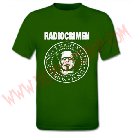 Camiseta MC Radiocrimen (Verde)