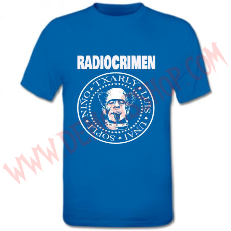 Camiseta MC Radiocrimen (Azul)