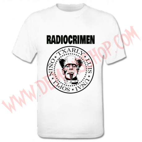Camiseta MC Radiocrimen (Blanca)