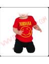 Camiseta Bebe Roja MC Nirvana